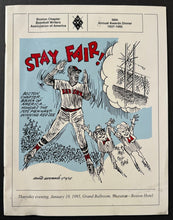 Load image into Gallery viewer, 1995 Baseball Writers of America Award Dinner Program Roger Boston Red Sox VTG