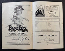 Load image into Gallery viewer, 1932 Montreal Canadians Season Opening Game Program Vs Boston Bruins Vintage NHL