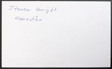 Load image into Gallery viewer, Steven Wright American Stand-Up Comedian Actor Writer Film Producer JSA COA