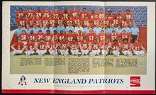Load image into Gallery viewer, 1981 New England Patriots Vintage NFL Season Ticket Brochure Full Team Photo