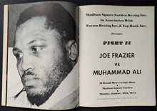 Load image into Gallery viewer, 1974 Muhammad Ali Joe Frazier Championship Fight Program Super Fight II Boxing