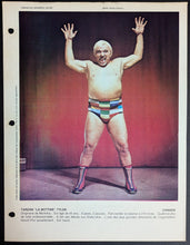 Load image into Gallery viewer, c1972 Lot of 22 Different Wrestling Photos Issued by Dimanche Vintage Sports