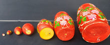 Load image into Gallery viewer, Russian Nesting Dolls Figures Vintage Hand-Painted Original Dress