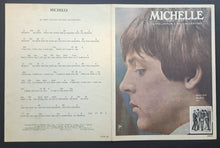 Load image into Gallery viewer, 1965 The Beatles Michelle Sheet Music Vintage Lennon + McCartney