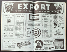 Load image into Gallery viewer, 1963-64 Toronto Maple Leafs Season Home Opener Maple Leaf Gardens Program NHL