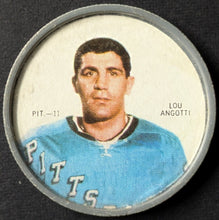 Load image into Gallery viewer, 1968/69 Lou Angotti Pittsburgh Penguins Shirriff Hockey Coin NHL Short Print