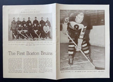 Load image into Gallery viewer, 1939 Stanley Cup Semi-Final Boston Garden Playoff Program Hockey NHL Bruins