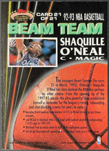 Load image into Gallery viewer, 1992 Topps Stadium Members NBA Cards Complete Set Jordan Beam Team KSA 9 Shaq RC