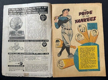 Load image into Gallery viewer, 1949 Vintage MLB NY Yankees Comic Pride Of The Yankees The Life Of Lou Gehrig