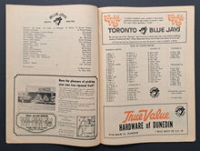 Load image into Gallery viewer, 1977 First Ever Toronto Blue Jays Spring Training Program MLB Baseball Dunedin