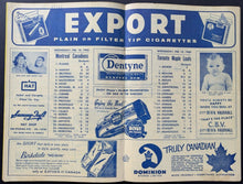 Load image into Gallery viewer, 1960 Red Kelly Toronto Maple Leafs First Game Maple Leaf Gardens Program NHL