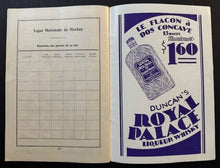 Load image into Gallery viewer, 1932 Montreal Canadians Season Opening Game Program Vs Boston Bruins Vintage NHL
