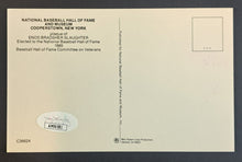 Load image into Gallery viewer, 1985 Enos Slaughter Baseball Hall Of Fame Signed Postcard JSA Certified