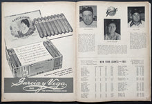 Load image into Gallery viewer, 1951 New York Yankees World Series Program Games 1,2+6 DiMaggio Final Game Mays