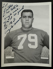 Load image into Gallery viewer, 1956 Signed Autographed Notre Dame Football Issued Type 1 Photo Angelo Mosca JSA