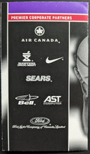 Load image into Gallery viewer, 1995/1996 Toronto Raptors Inaugural Season Pocket Schedules x8 Variations NBA