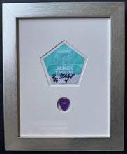 Load image into Gallery viewer, James Taylor Summer 2005 Tour Crew Stage Pass + James Taylor Used Guitar Pick