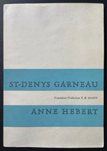 Load image into Gallery viewer, 1962 Book St-Denys Garneau Anne Herbert Signed By Author/Translator Frank Scott