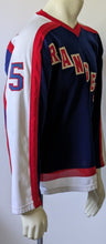 Load image into Gallery viewer, 1970s New York Rangers Maska Sport Knit Jersey Doug Laurie Sporting Goods NHL
