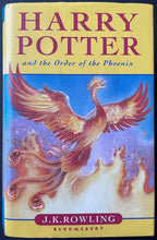 Load image into Gallery viewer, Harry Potter and the Order of the Phoenix First UK Edition First Printing Book