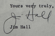 Load image into Gallery viewer, 1965 Jim Hall Champion Driver Signed Letter On Chaparral Cars Letterhead JSA Vtg