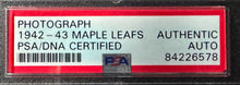 Load image into Gallery viewer, 1942-43 Multi Signed x17 Toronto Maple Leafs Type 1 Team Photo PSA/DNA NHL Vtg