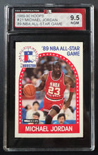 Load image into Gallery viewer, 1989-90 Hoops #21 Michael Jordan NBA All-Star Game Basketball Card KSA 9.5 NGM