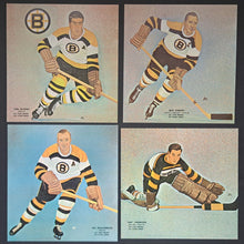 Load image into Gallery viewer, 1950s Tex Coulter All Time Boston Bruins NHL Hockey Photos All Stars Set Vintage