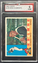Load image into Gallery viewer, 1960 Topps Bob Clemente #326 Pittsburgh Pirates Vintage Slabbed Baseball KSA