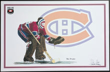 Load image into Gallery viewer, Ken Dryden Montreal Canadiens Oversized Print NHL Hockey Hall of Fame Goalie