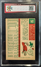 Load image into Gallery viewer, 1959 Willie Mays San Francisco Giants Topps Baseball Card #50 Graded KSA 2.5 GD+