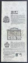 Load image into Gallery viewer, 1999 MLB All Star Sunday Full Ticket Boston Red Sox Fenway Park Baseball