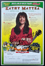 Load image into Gallery viewer, 1996 Kathy Mattea Signed Kellogg’s Low Fat Granola Empty Cereal Box Country