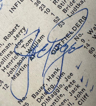Load image into Gallery viewer, 1950 World Series Champion NY Yankees Multi-Signed x30 Program + 5 Photos KSA