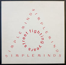 Load image into Gallery viewer, Simple Minds Custom Case Promotional CD For Street Fighting Years Vintage Rock