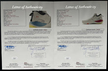 Load image into Gallery viewer, Joel Embiid Signed Autographed Game Worn NBA Basketball Sneakers JSA + 76ers COA