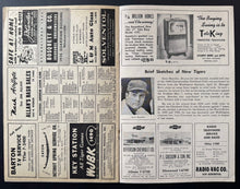 Load image into Gallery viewer, 1951 Briggs Stadium Detroit Tigers vs Boston Red Sox Program Vtg MLB Baseball