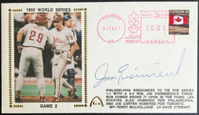 Load image into Gallery viewer, Jim Eisenreich 1993 World Series Signed/Autographed First Day Cover MLB Phillies