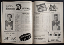 Load image into Gallery viewer, 1967 Mike Walton Autographed Toronto Maple Leafs Stanley Cup Game Program Signed