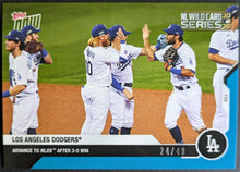 Load image into Gallery viewer, 2020 Topps Los Angeles Dodgers Baseball Card MLB NL Wild Card Series