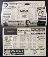 Load image into Gallery viewer, 1954 Briggs Stadium Detroit Tigers Press Score Book Program MLB Baseball