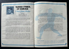 Load image into Gallery viewer, New York Yankees 1927 50th Anniversary Program Issued 1977 Vintage MLB Baseball