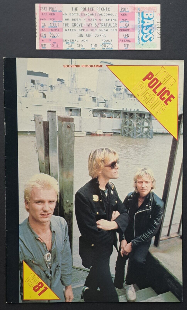 57_e1059ff7-a47c-49a3-a078- THE POLICE ポリス 1981年 コンサート チケット未使用半券