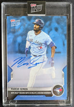 Load image into Gallery viewer, 2021 Marcus Semien Signed Autographed Baseball Card Homerun Record Blue Jays MLB