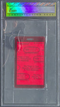 Load image into Gallery viewer, 1989 Violent Femmes World Tour All Access Backstage Pass Graded iCert NM 7