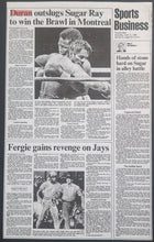 Load image into Gallery viewer, 1980 Roberto Duran Sugar Ray Leonard Welterweight Championship Fight Program VTG