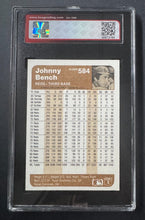 Load image into Gallery viewer, 1983 Fleer MLB #584 Johnny Bench Cincinnati Reds Baseball Card KSA Vintage