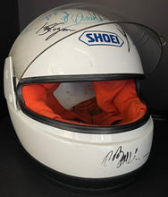 Load image into Gallery viewer, Indy Car World Series Autographed Signed Helmet Andretti Foyt Unser JSA LOA