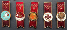 Load image into Gallery viewer, 1992 Albertsville France XVI Olympic Winter Games Vintage Pin Set x12 Pinback