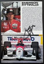 Load image into Gallery viewer, Emerson Fittipaldi World Driving Champion Signed Autographed Magazine Photo